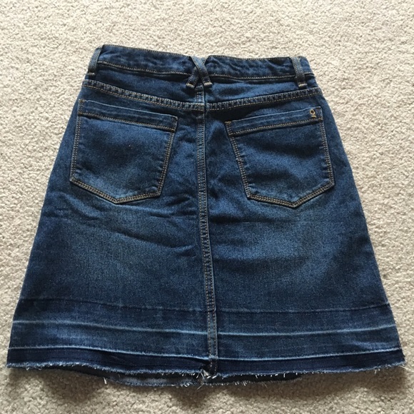 Dark Wash Jean Skirt - Picture 2 of 3